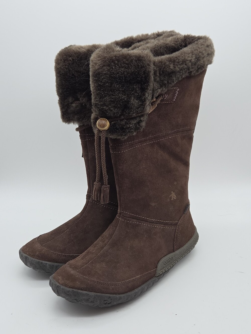 NWT Cushe Cabin Fever Women Waterproof Shearling Boots Brown Size 9